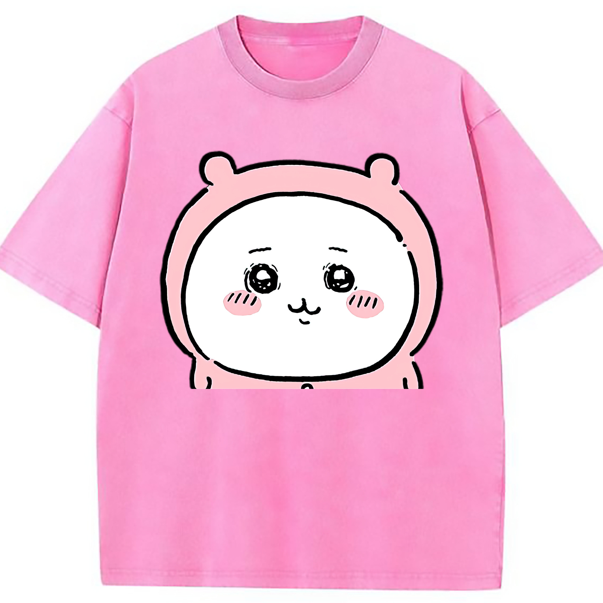 （画像用） ちいかわ ちいかわ Chii-kawa chiikawa 綿100% ヴィンテージ風 半袖Tシャツ（フロントプリント）